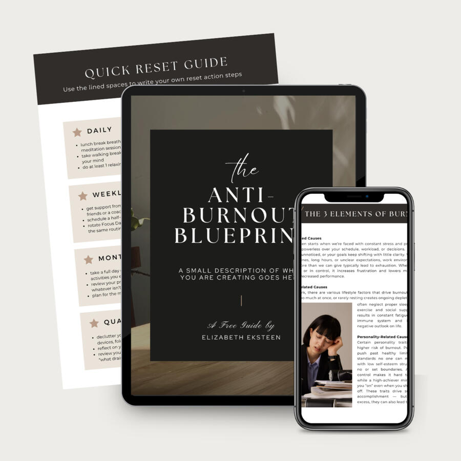 Elizabeth Eksteen The Anti-Burnout Blueprint