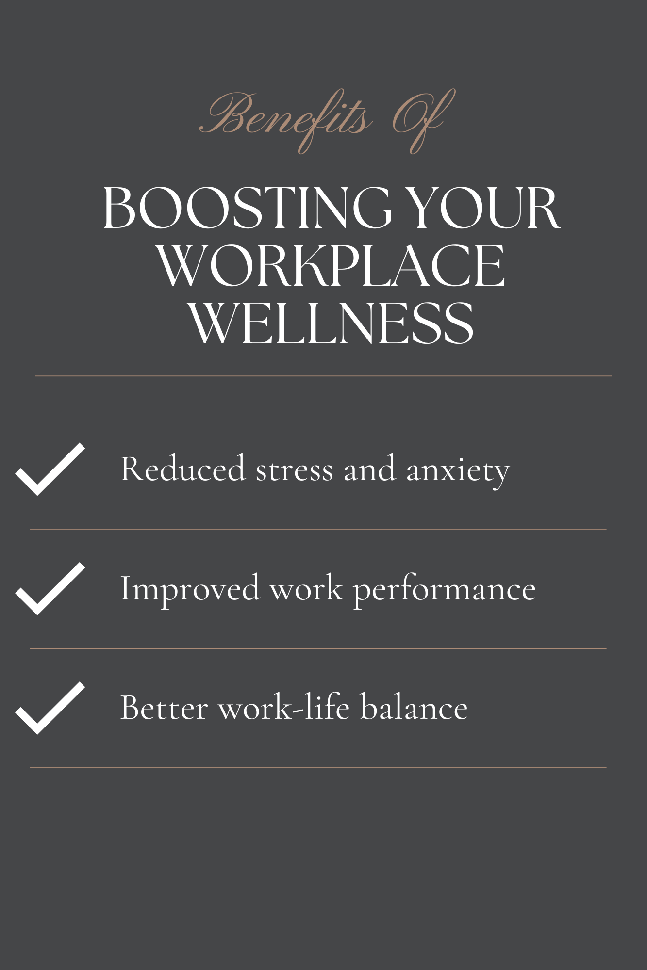 Workplace Wellness Benefits