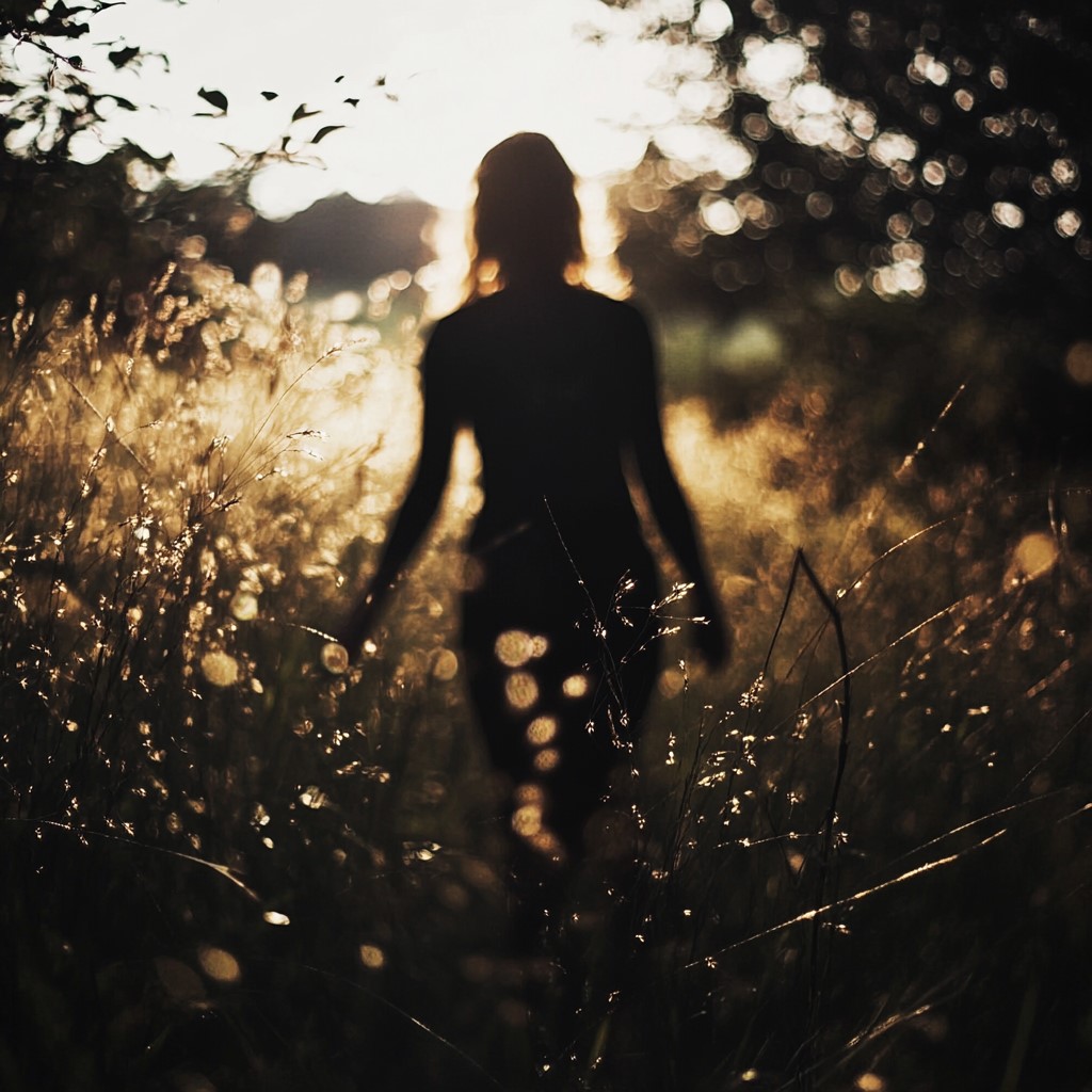 Perfectionism & The Wild Woman silhouette of woman at golden hour